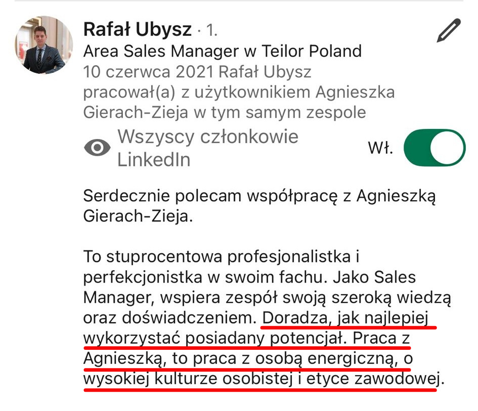 Opinia współpraca 1